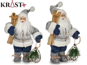 Krist - Santa Claus 30 Cm Vit & Blå