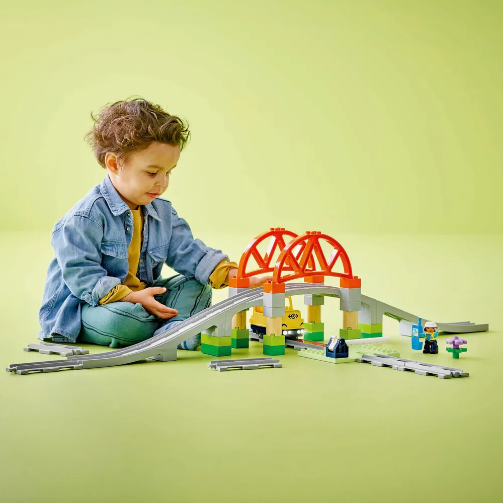 LEGO DUPLO Train Bridge and Tracks Expansion Set 10426