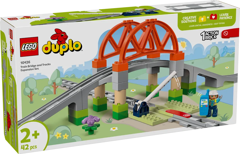 LEGO DUPLO Train Bridge and Tracks Expansion Set 10426