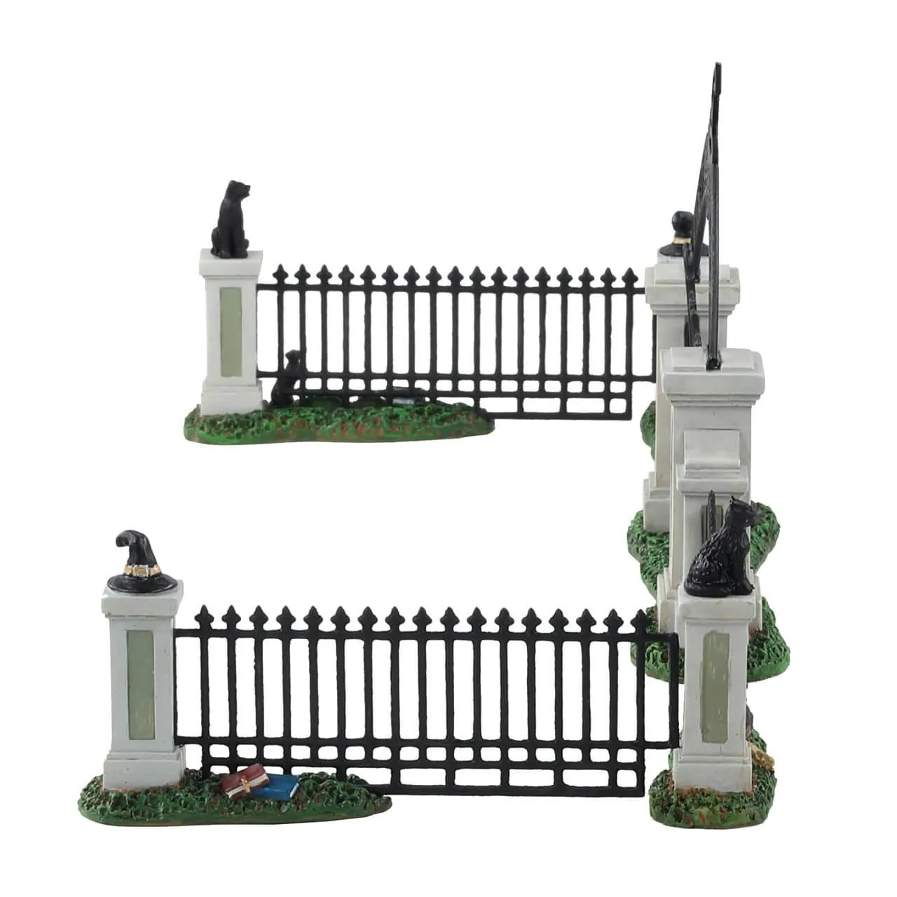 Lemax Spooky Town - Witch Gate - Set of 5