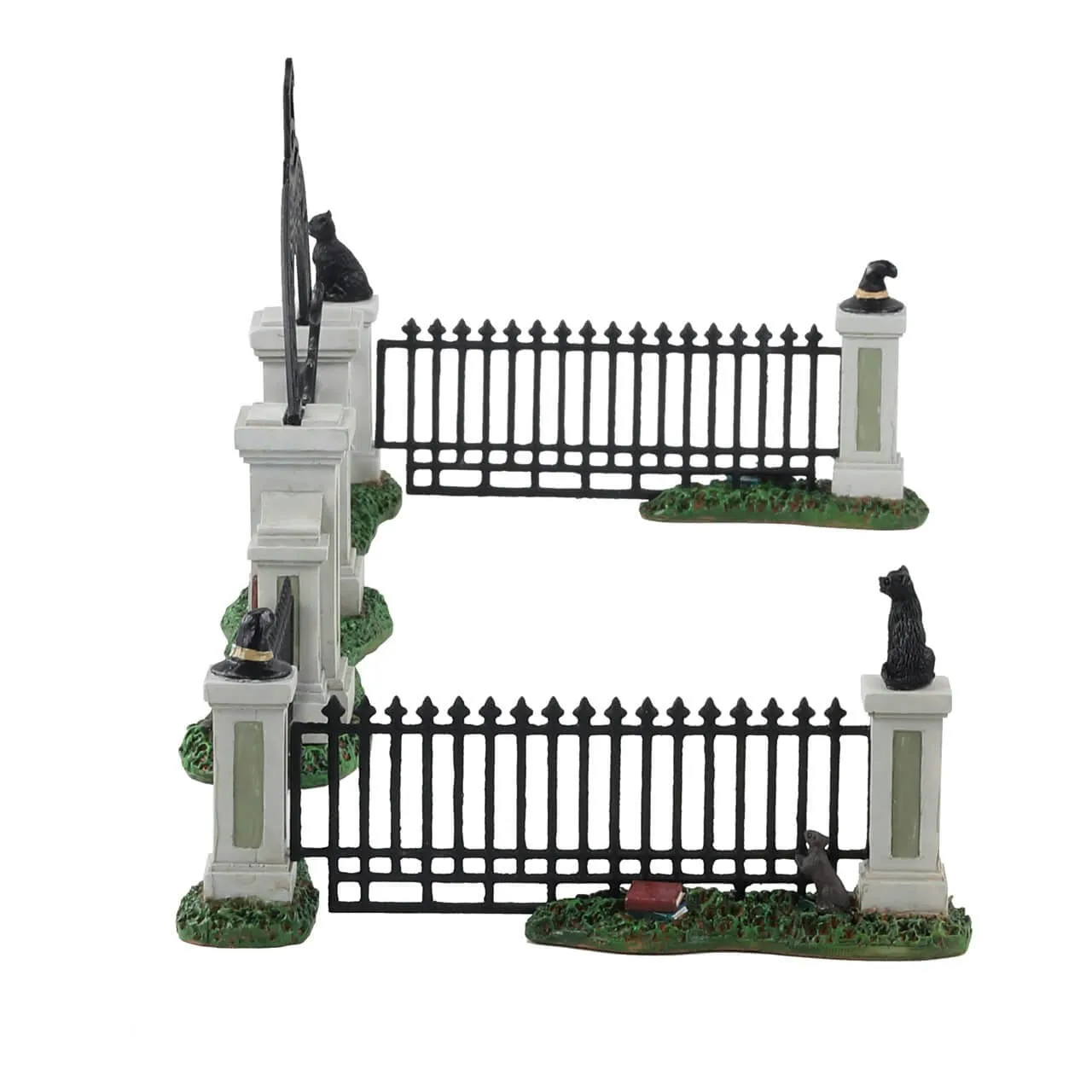Lemax Spooky Town - Witch Gate - Set of 5