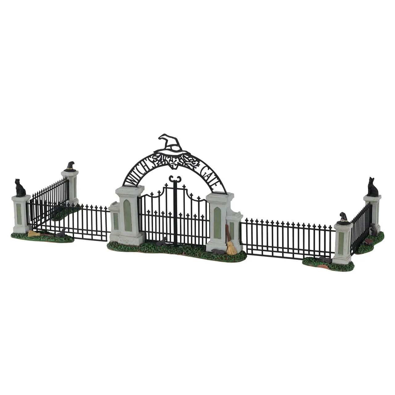Lemax Spooky Town - Witch Gate - Set of 5