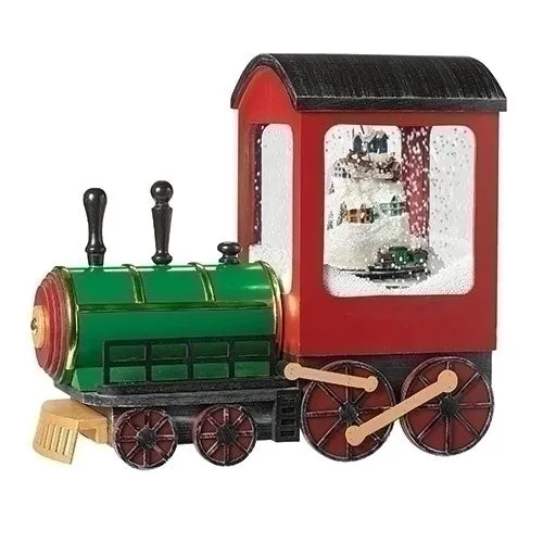 Lighted Musical Train with Blowing Snow - 15 Inch