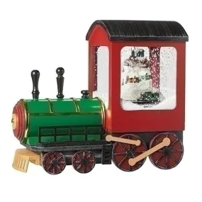 Lighted Musical Train with Blowing Snow - 15 Inch