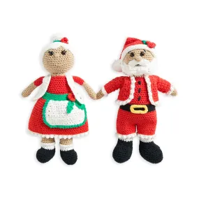 Lily Crochet Santa & Mrs Claus Dolls