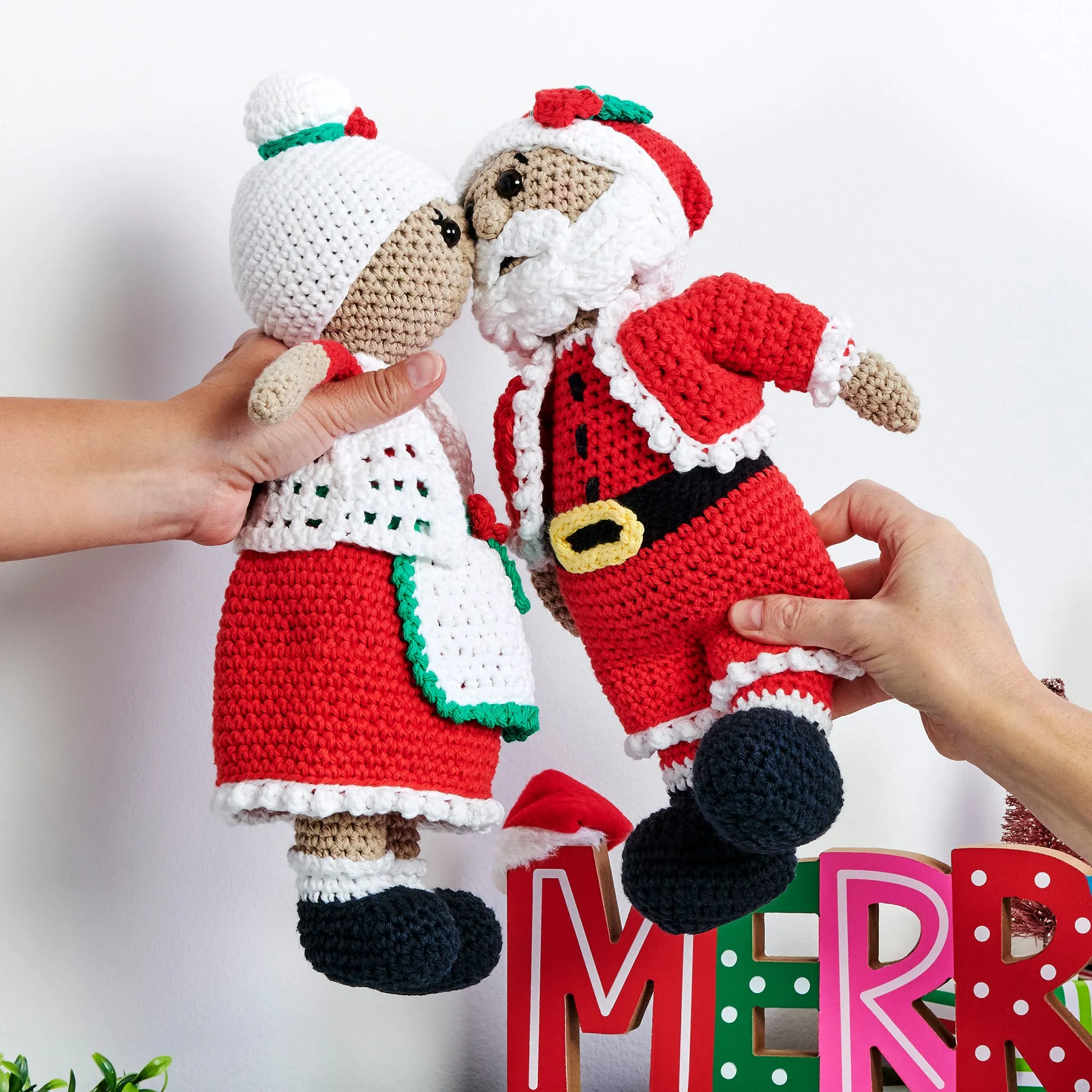 Lily Crochet Santa & Mrs Claus Dolls