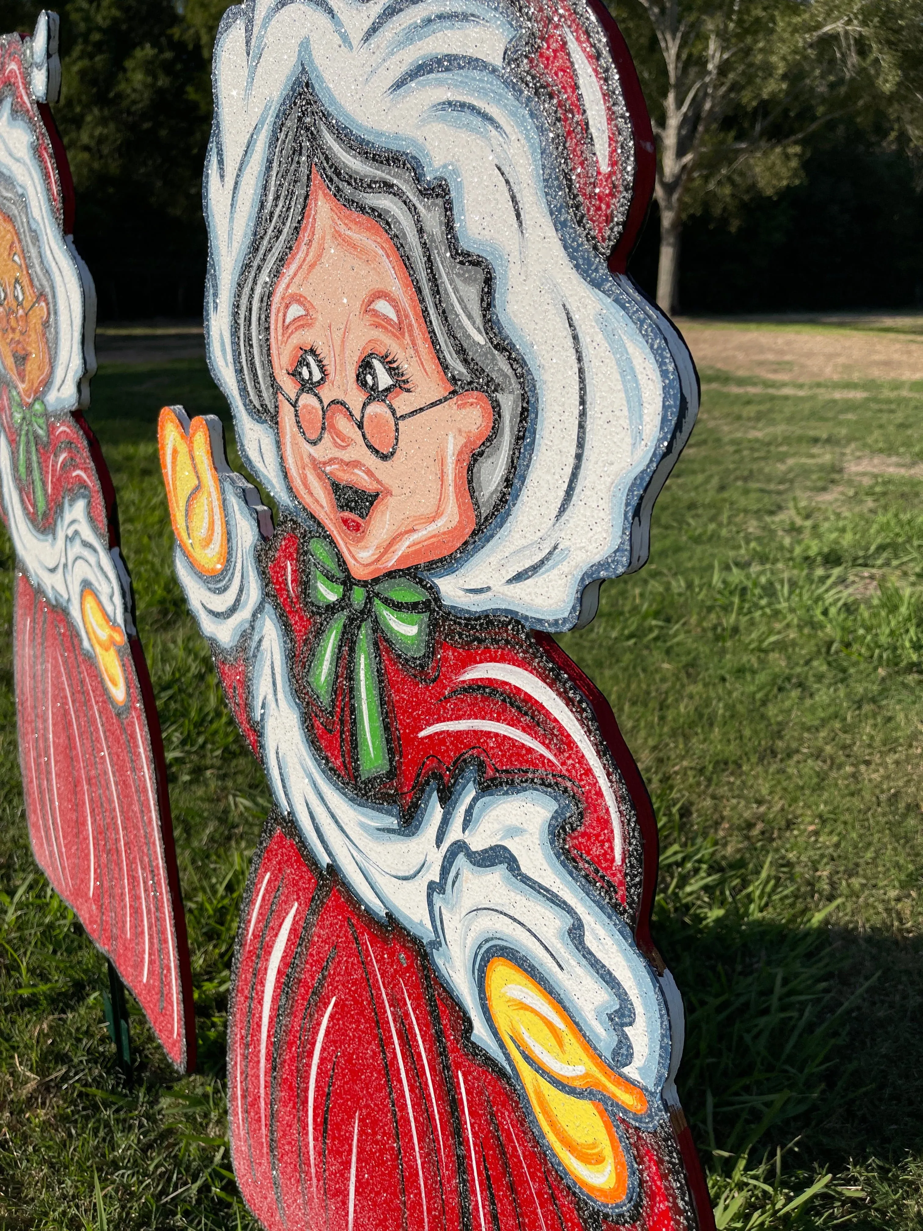 Mrs. Claus Yard Art Decoration