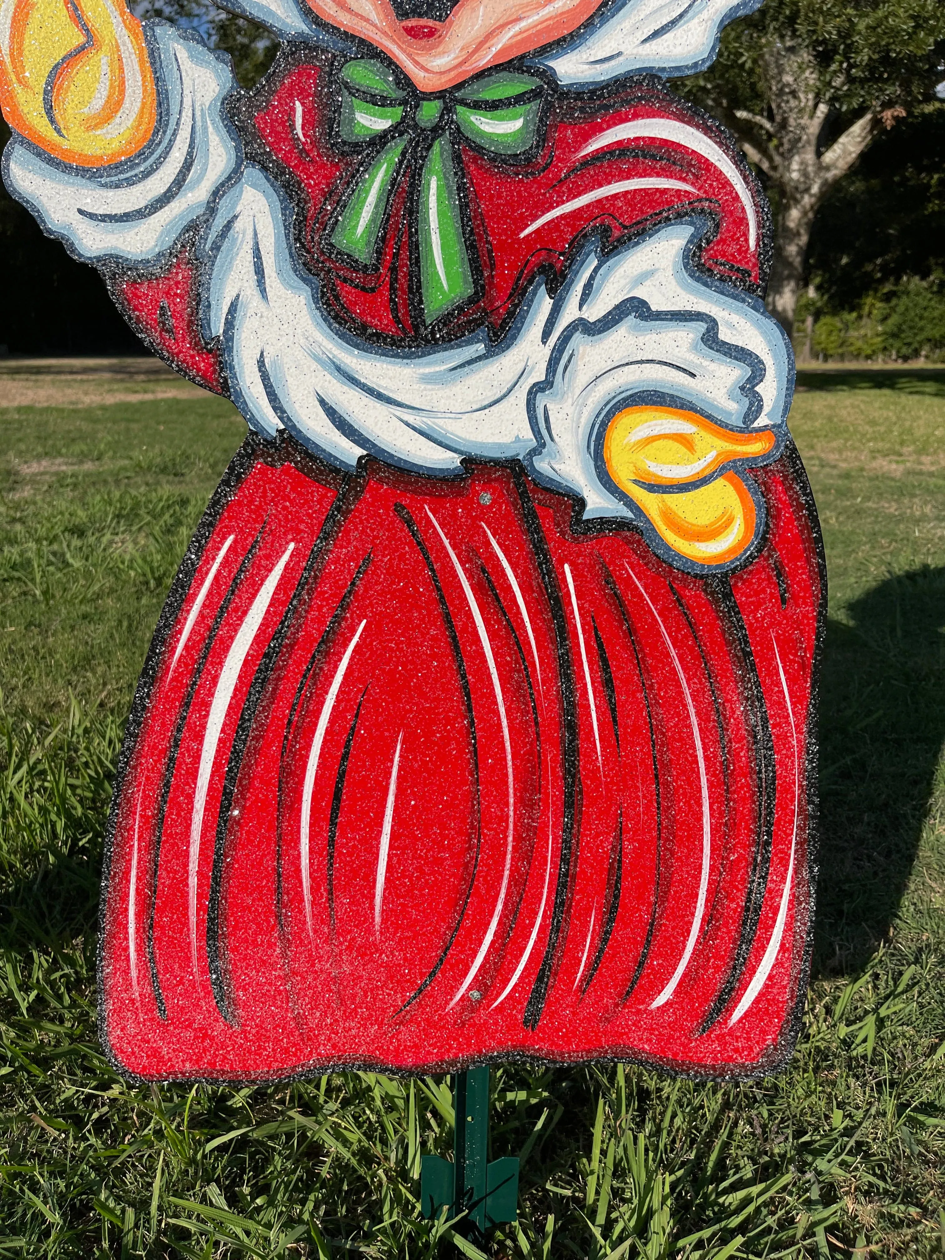 Mrs. Claus Yard Art Decoration