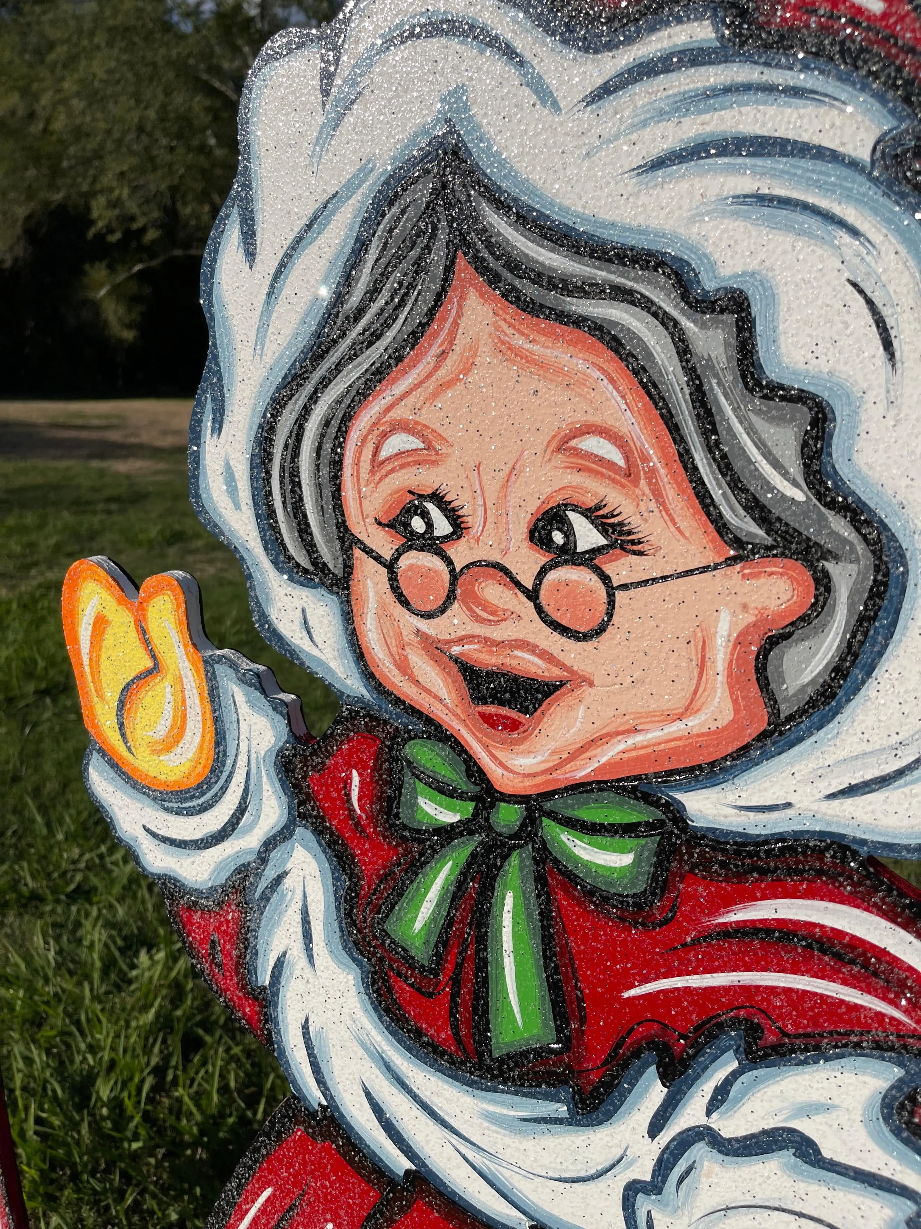 Mrs. Claus Yard Art Decoration