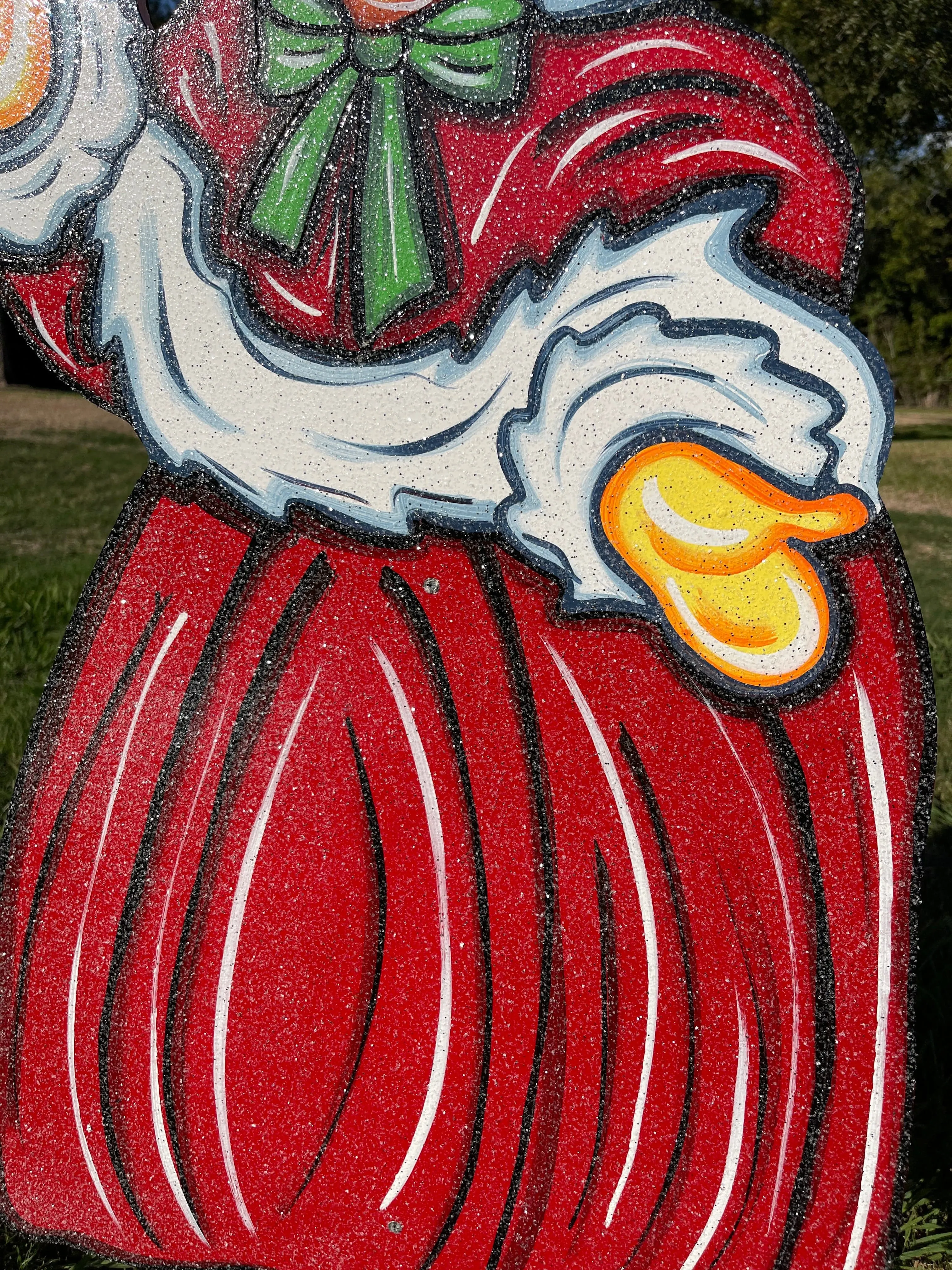 Mrs. Claus Yard Art Decoration