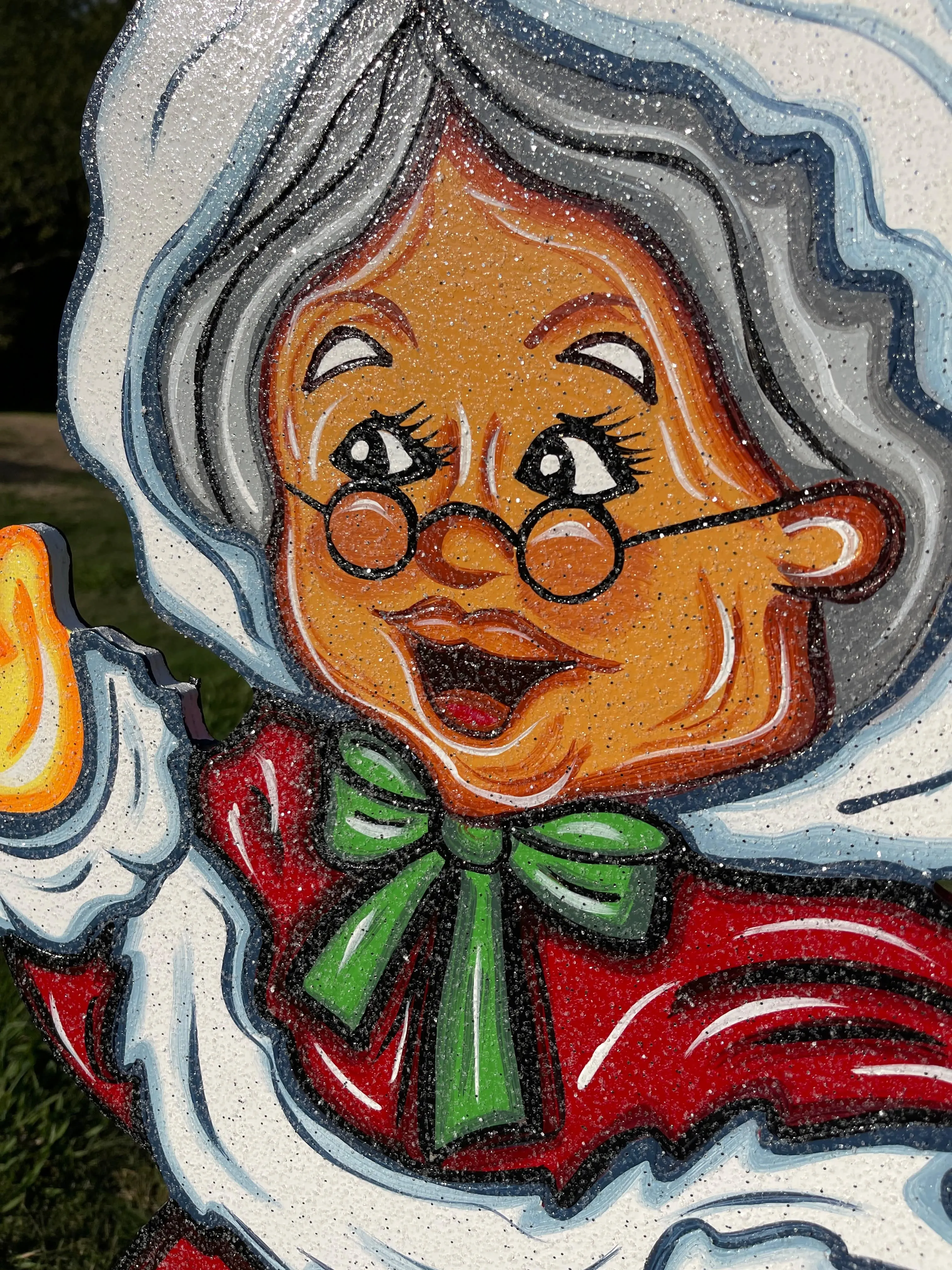 Mrs. Claus Yard Art Decoration