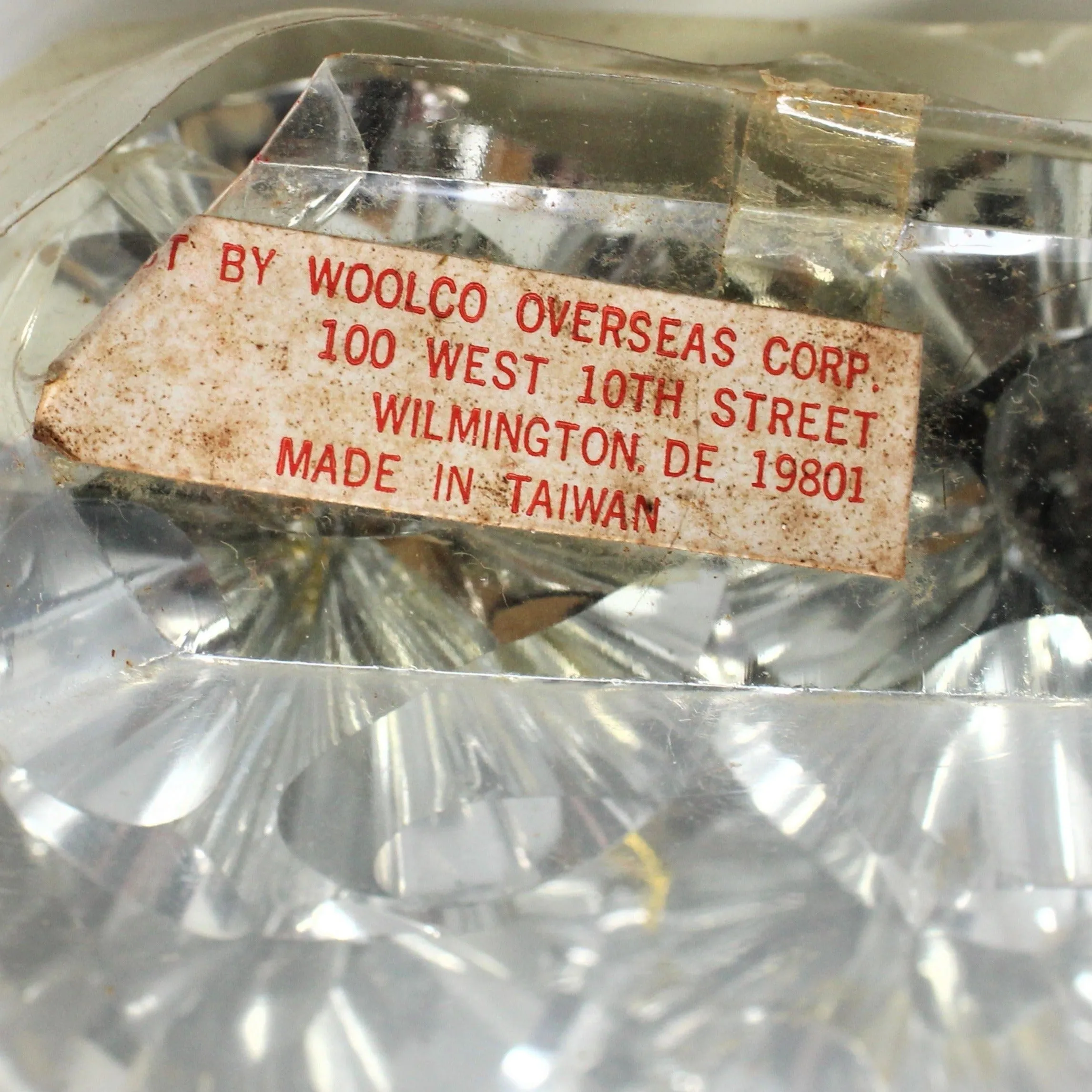 Ornaments, Atomic Foil Christmas Pompoms, Silver, Vintage, Set of 6, in Box