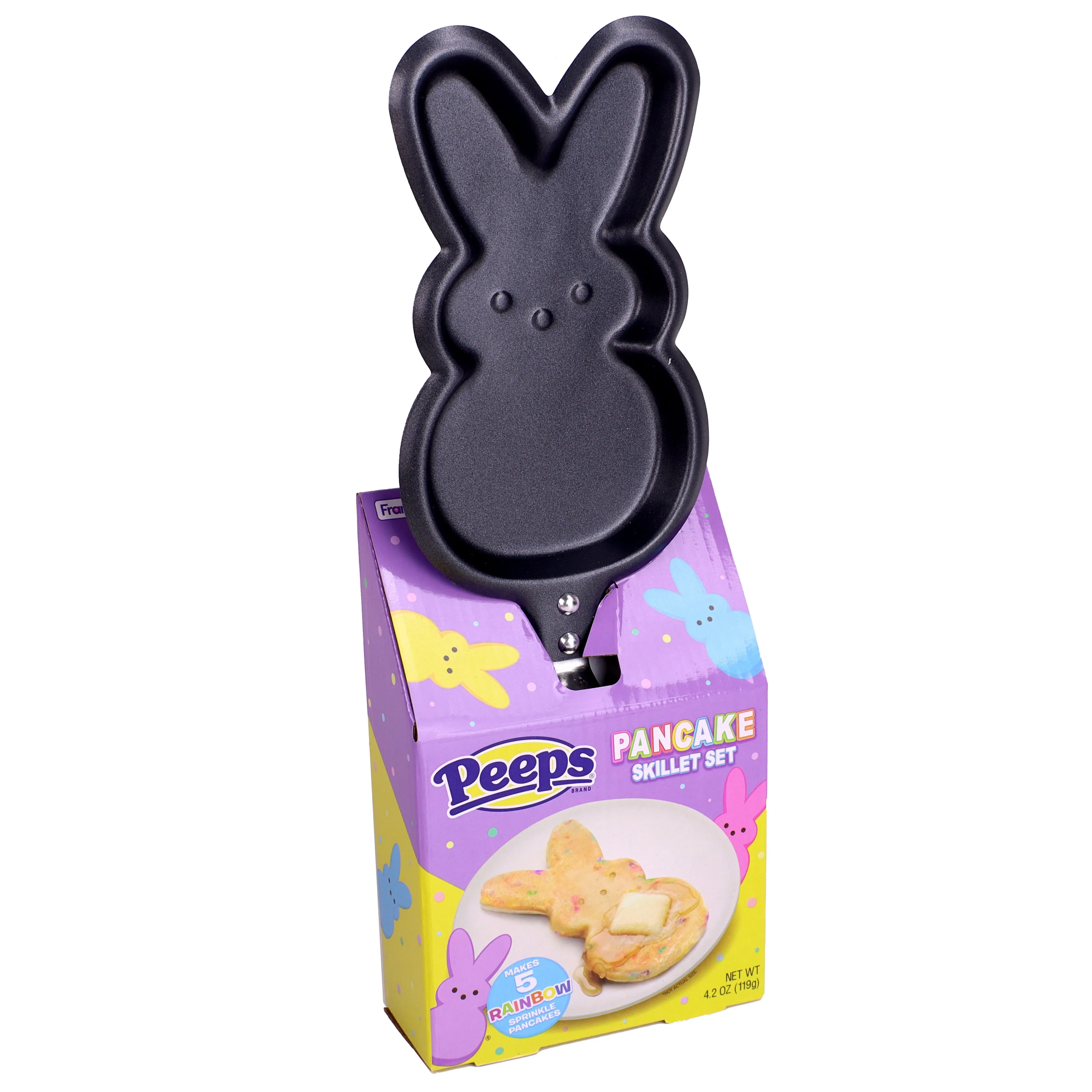 PEEPS® Bunny Rainbow Sprinkle Pancake Skillet Gift Set, 4.2 oz