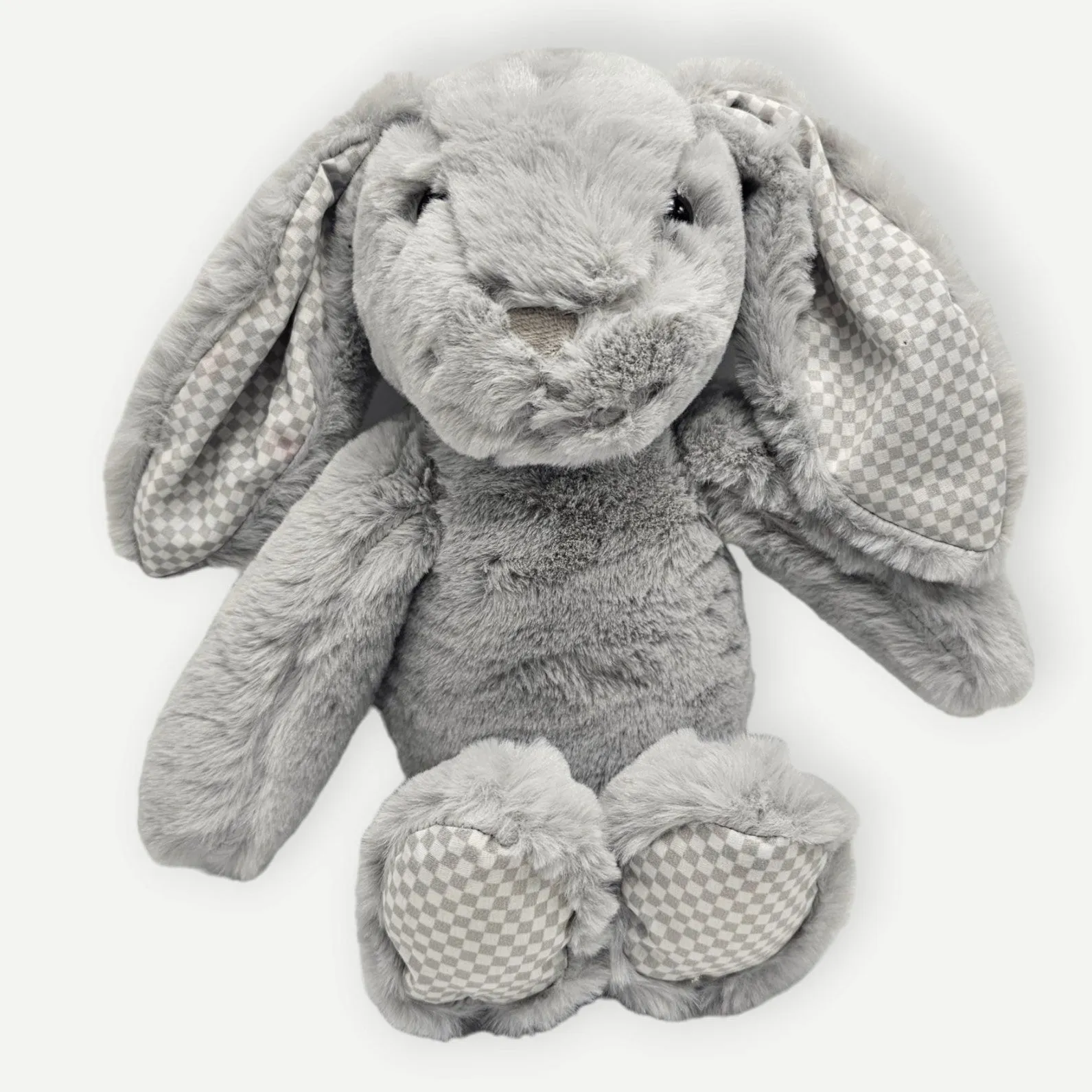 Personalised Grey Easter Bunny