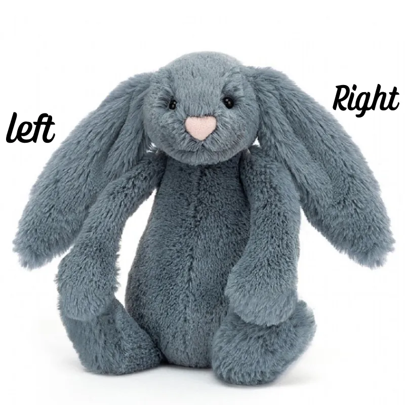 Personalised Medium Jellycat Bunny - Dusky Blue