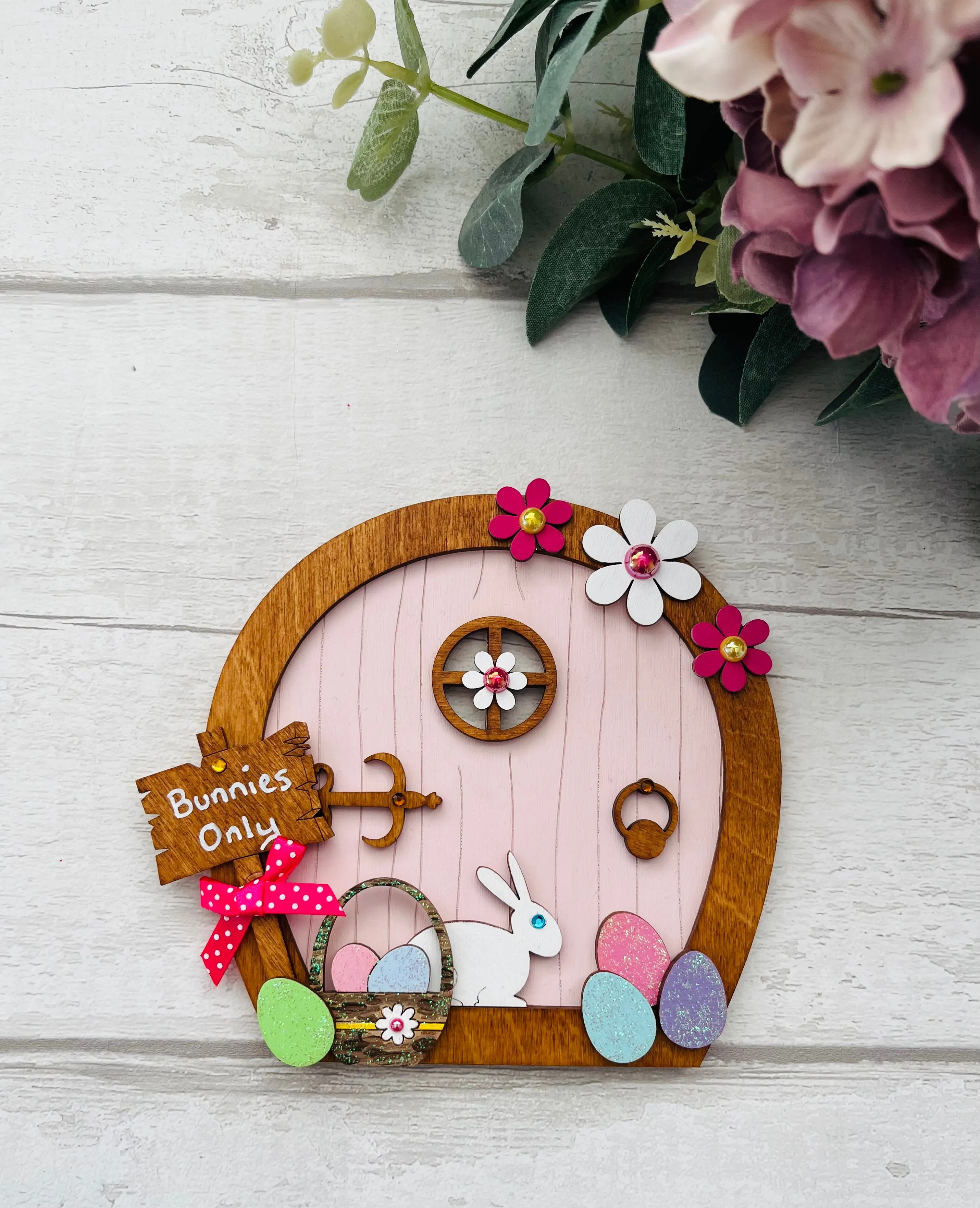 Pink Easter Fairy Door