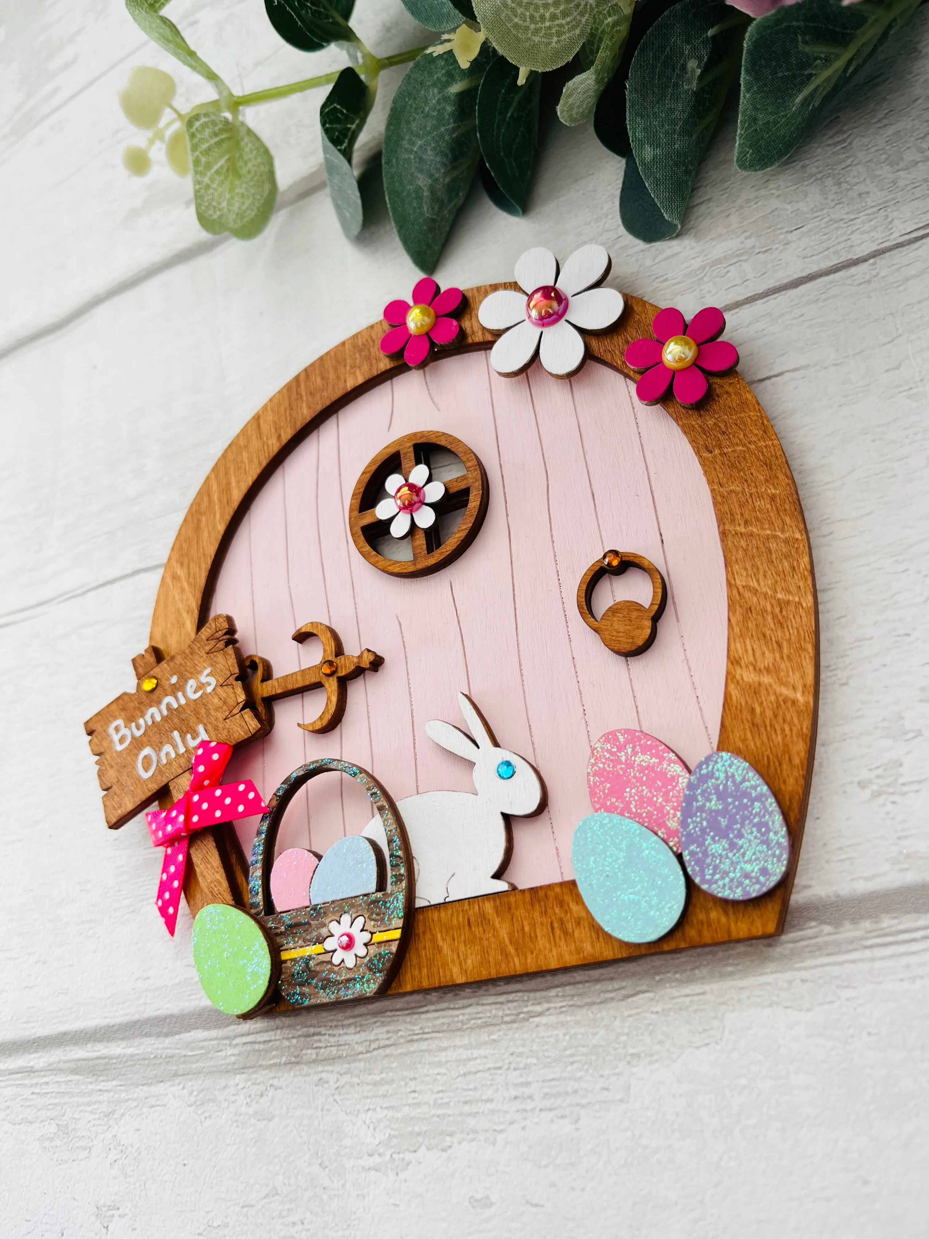 Pink Easter Fairy Door