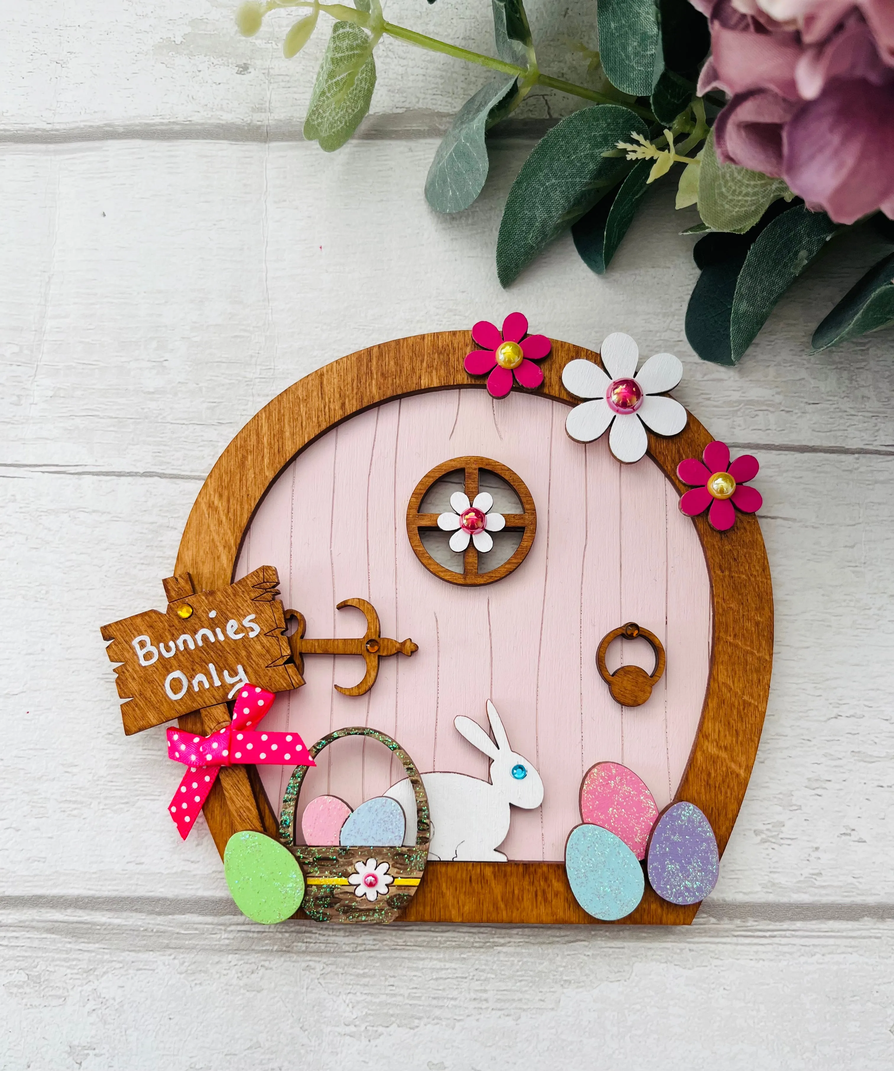 Pink Easter Fairy Door
