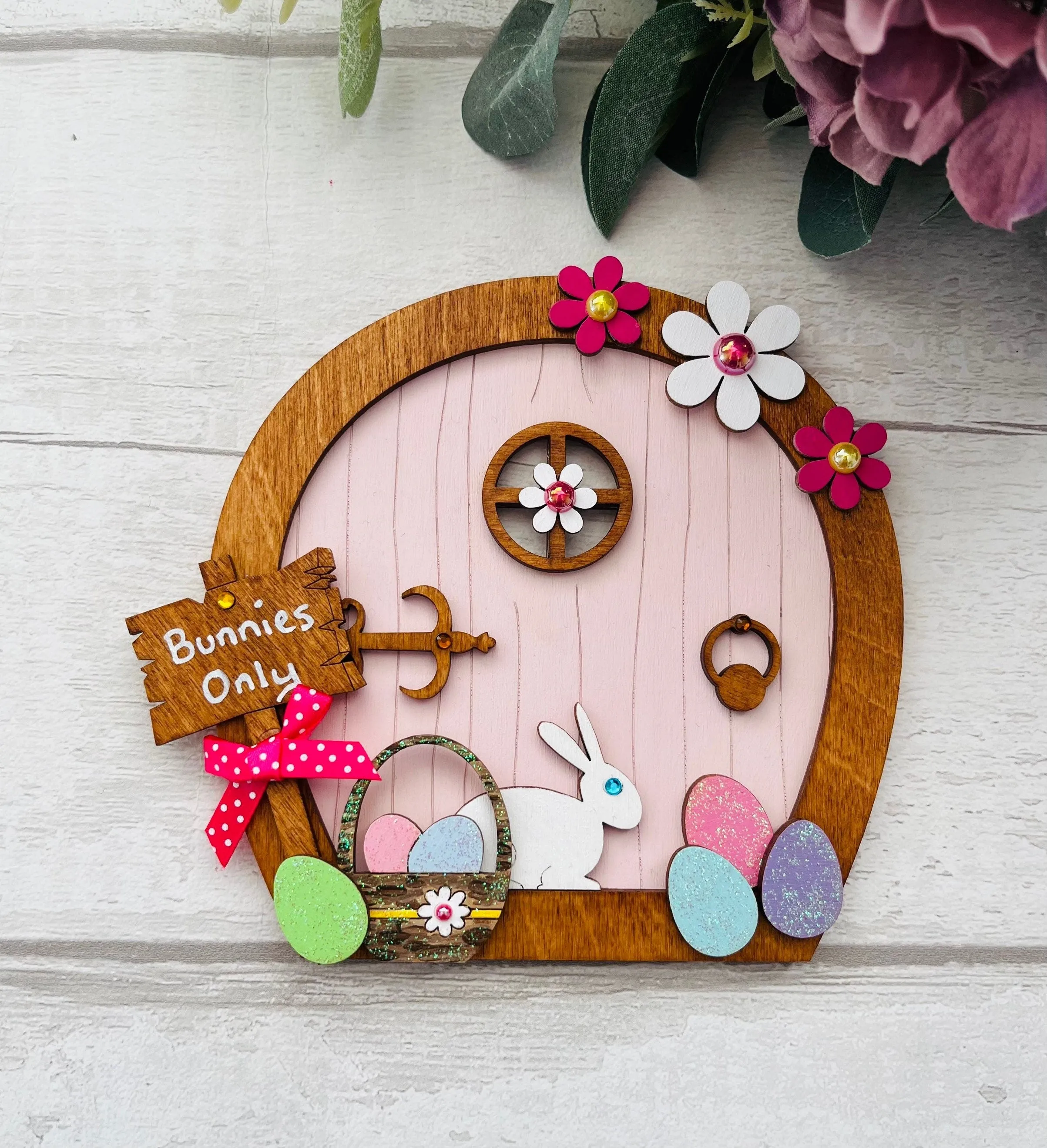 Pink Easter Fairy Door