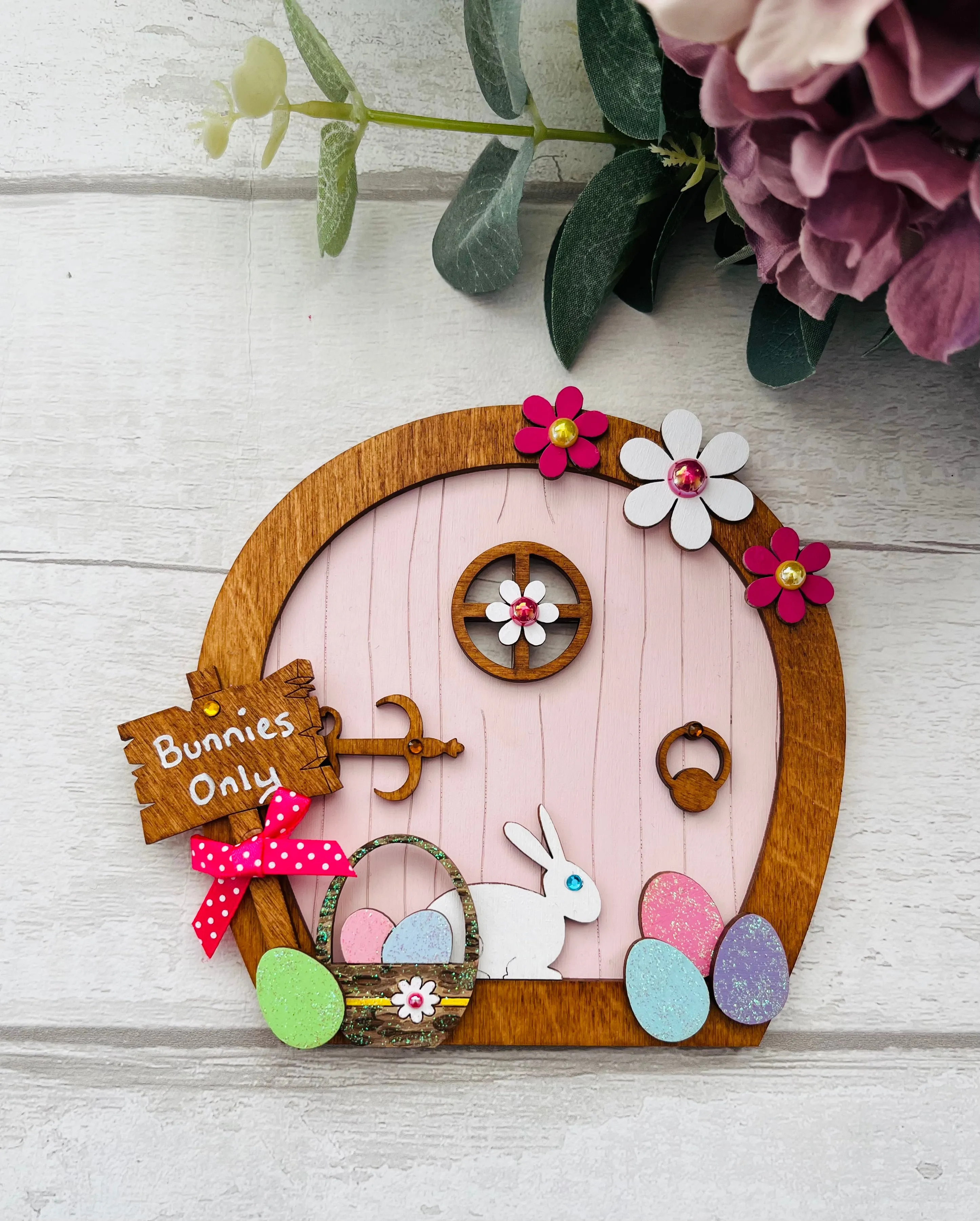 Pink Easter Fairy Door