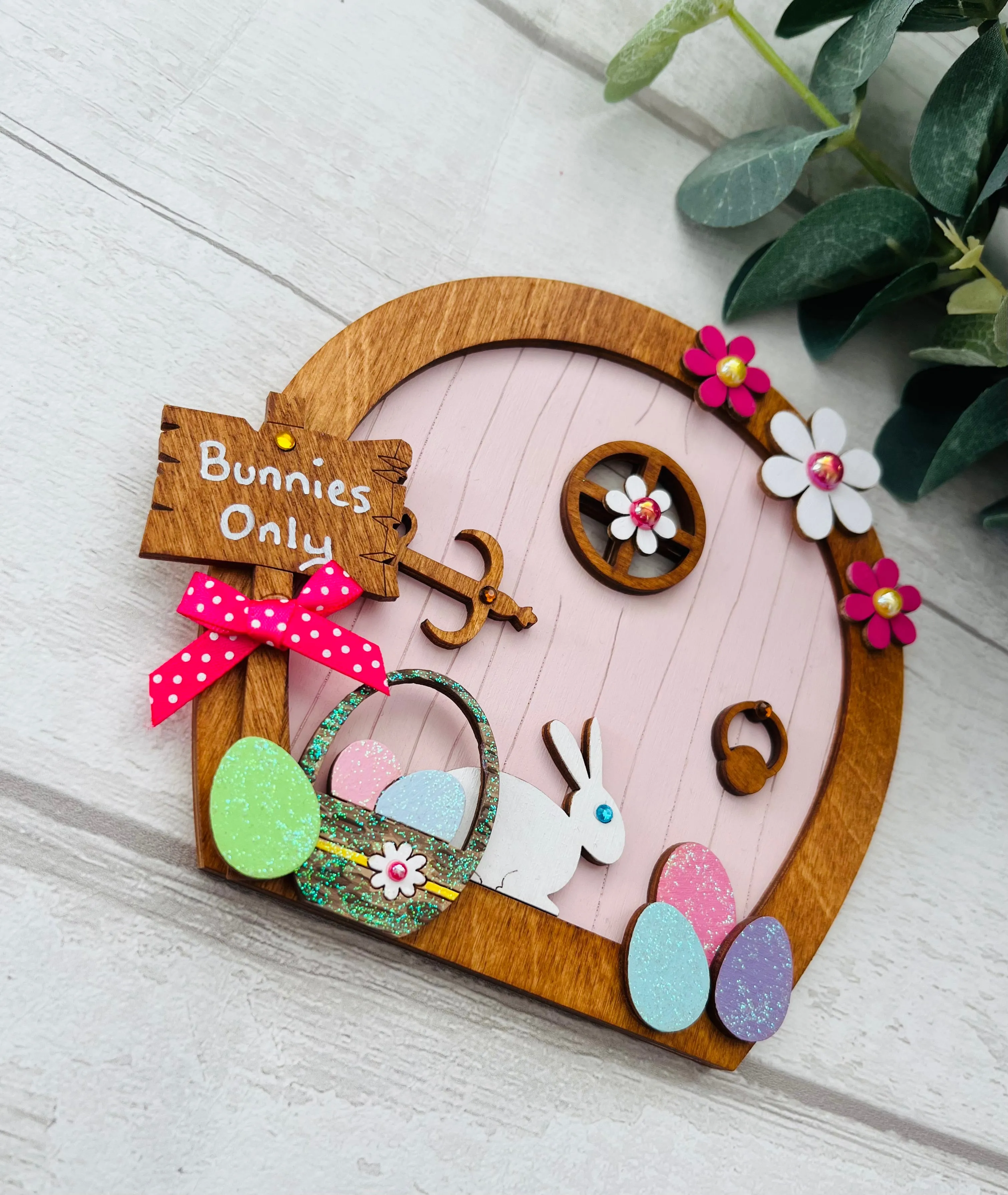 Pink Easter Fairy Door