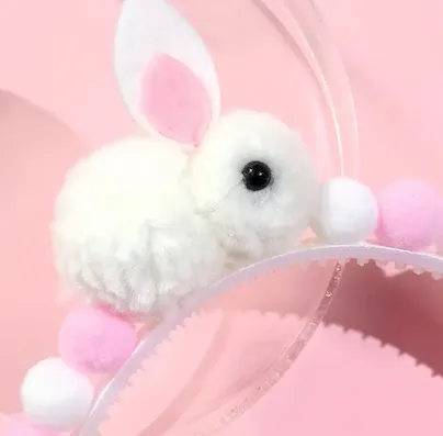 Pom Pom Easter Headband