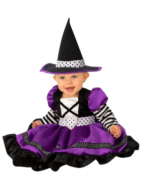 Purple And Black Witch Toddler Costume