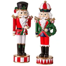 Regency International 9" Resin Bavarian Nutcracker, Set of 2 Assortment