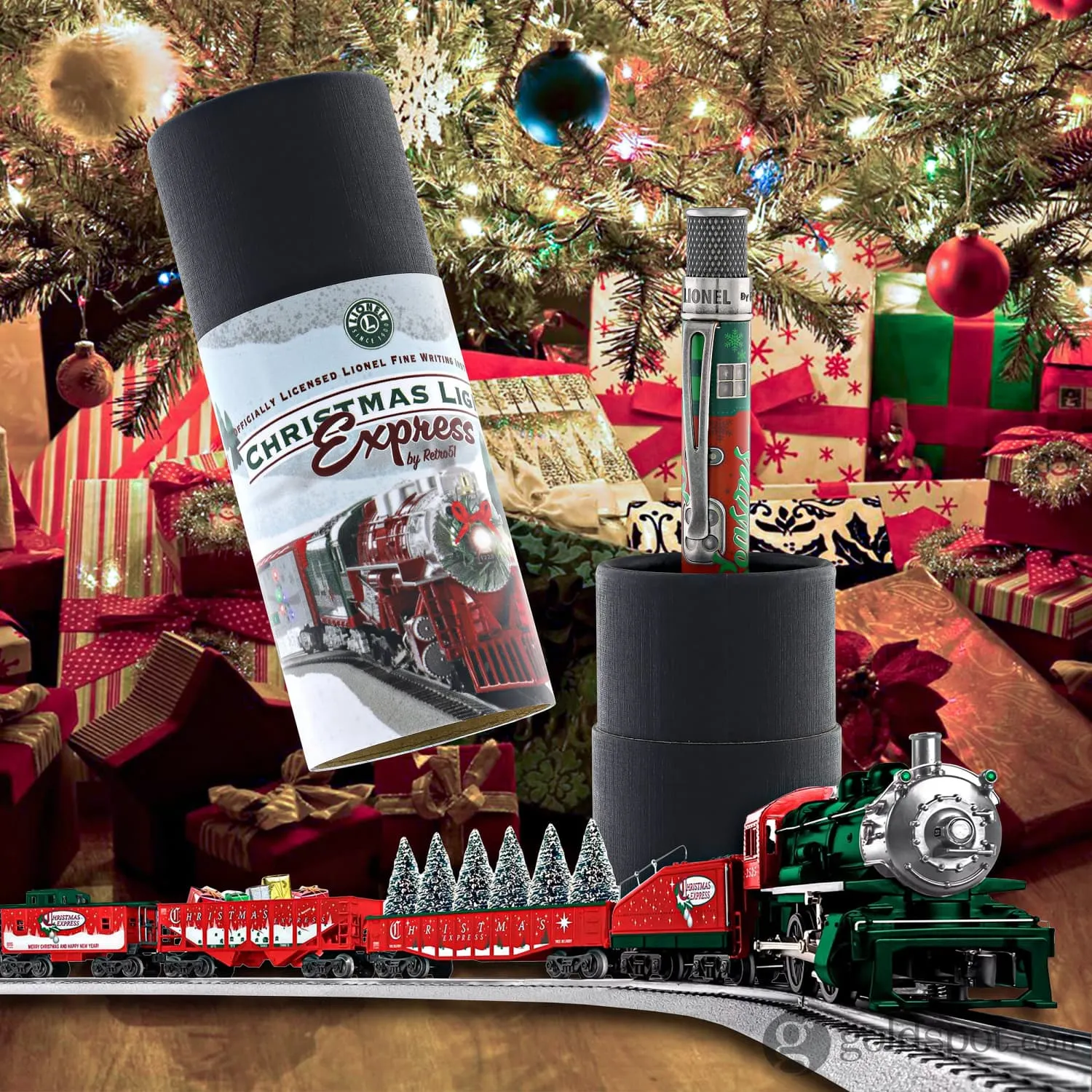 Retro 51 Tornado Rollerball in Lionel Christmas Light Express - Limited Edition