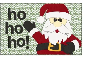 Santa Claus Floor Canvas Rug Pattern - Digital Download