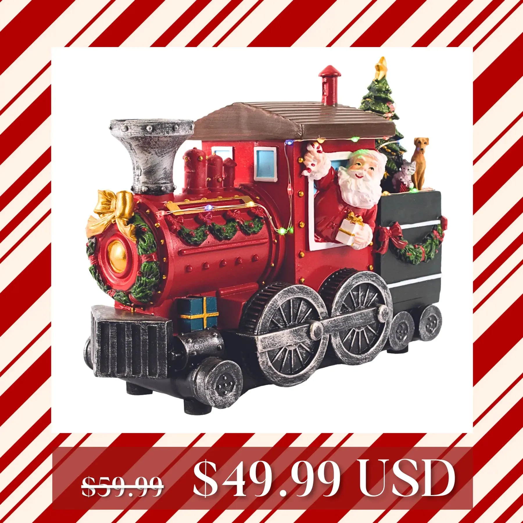 Santa on Train