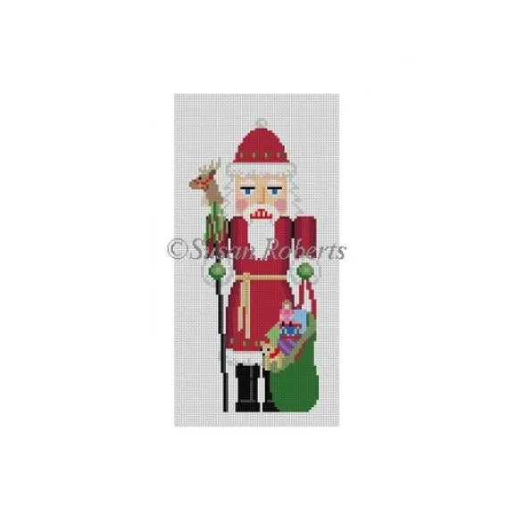 Santa/Reindeer Nutcracker Canvas