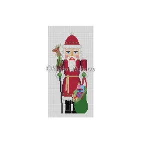 Santa/Reindeer Nutcracker Canvas