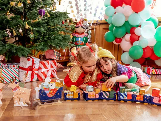 Santa's Sled DIY Advent Calendar