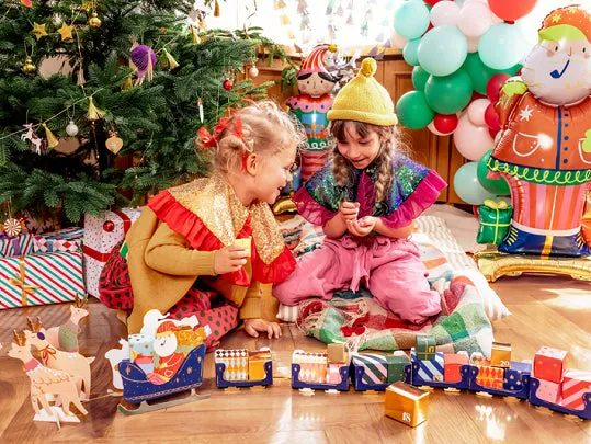 Santa's Sled DIY Advent Calendar