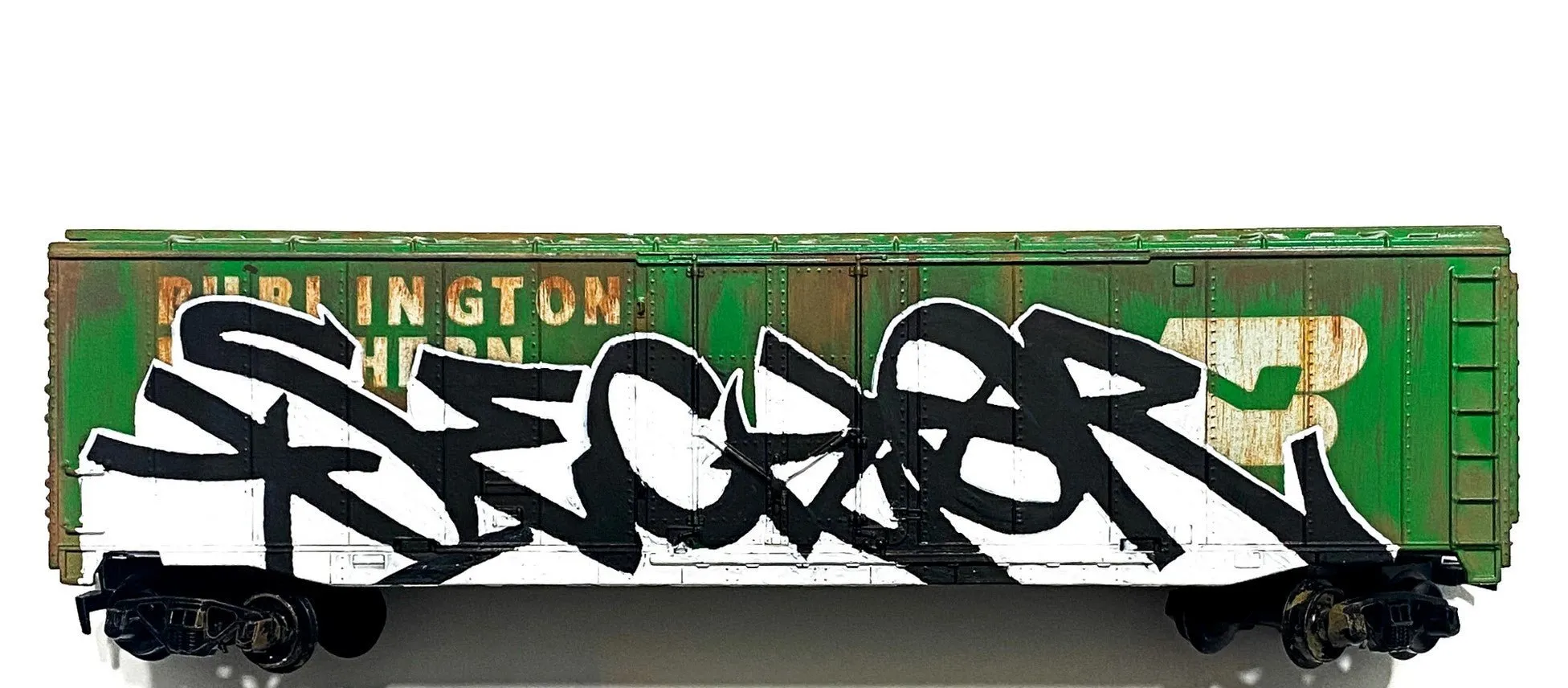 SECHOR Train #2 Graffiti Sculpture by Sechor