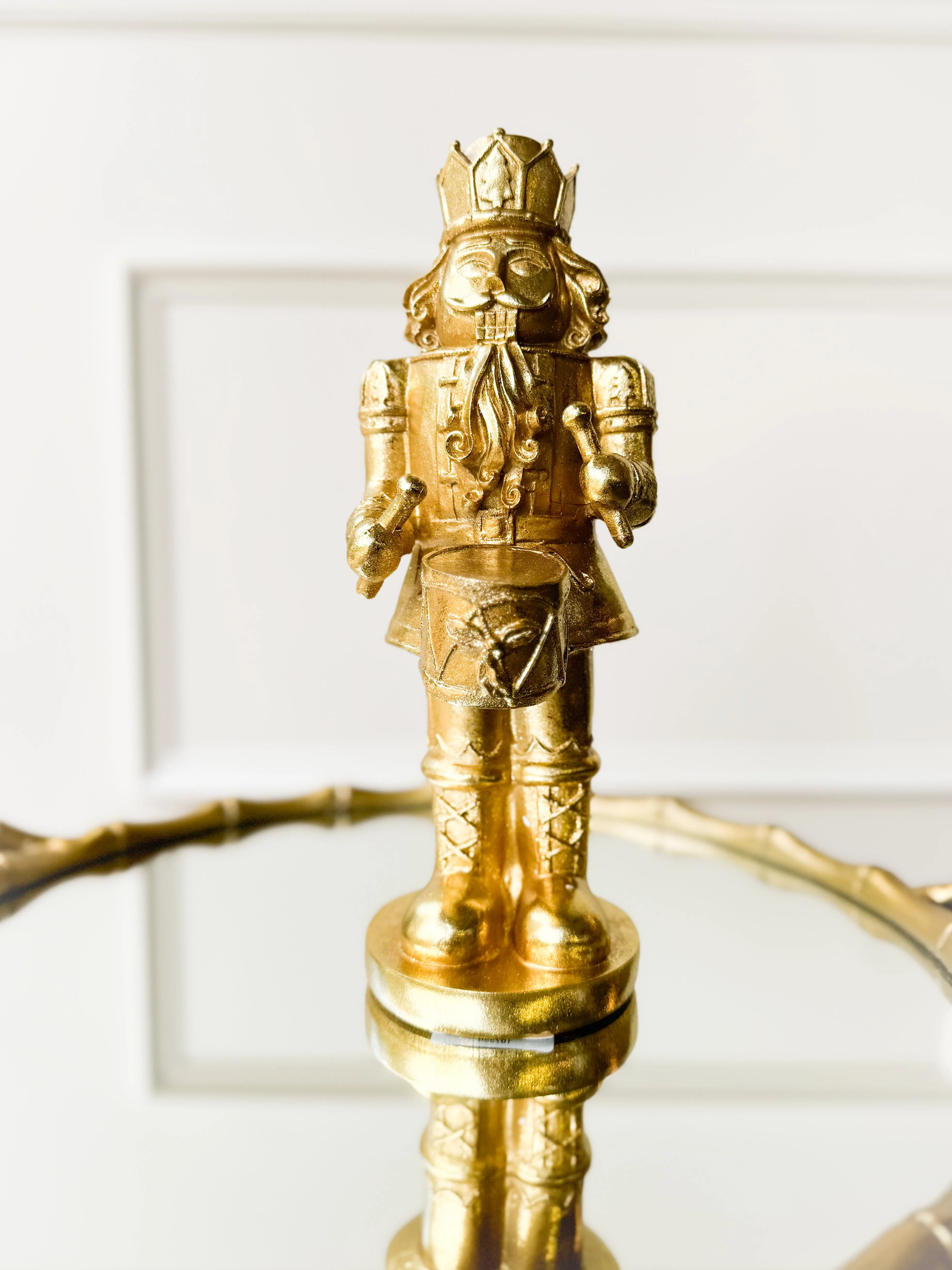 Set Of Two Gold Royal Nutcrackers