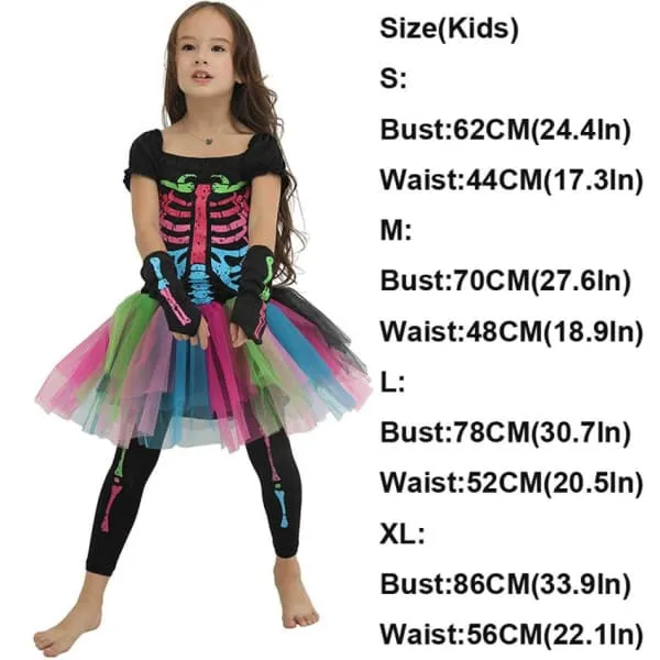 SKULL COSTUME RAINBOW