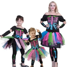 SKULL COSTUME RAINBOW