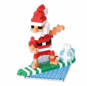 Surfing Santa Claus - Nanoblocks