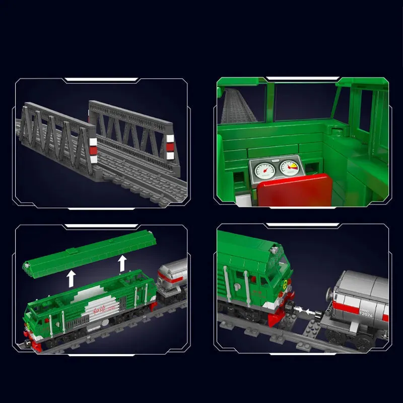 Tech HXN 3 Diesel Locomotive RC Train Bricks Toy