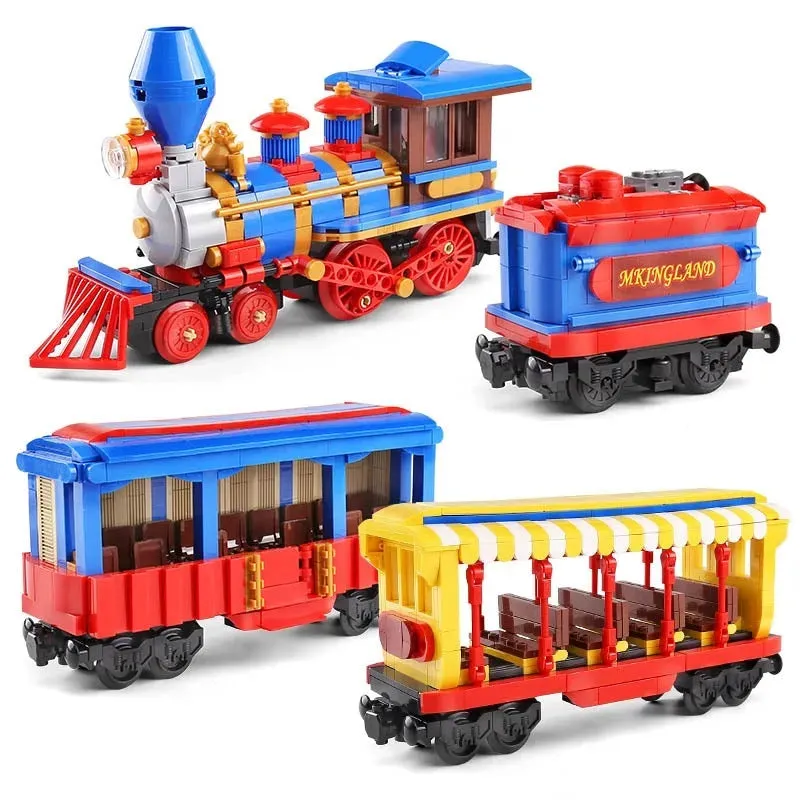 Tech MOC APP Motorized RC Dream Train Bricks Toy 12004