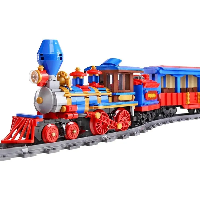 Tech MOC APP Motorized RC Dream Train Bricks Toy 12004