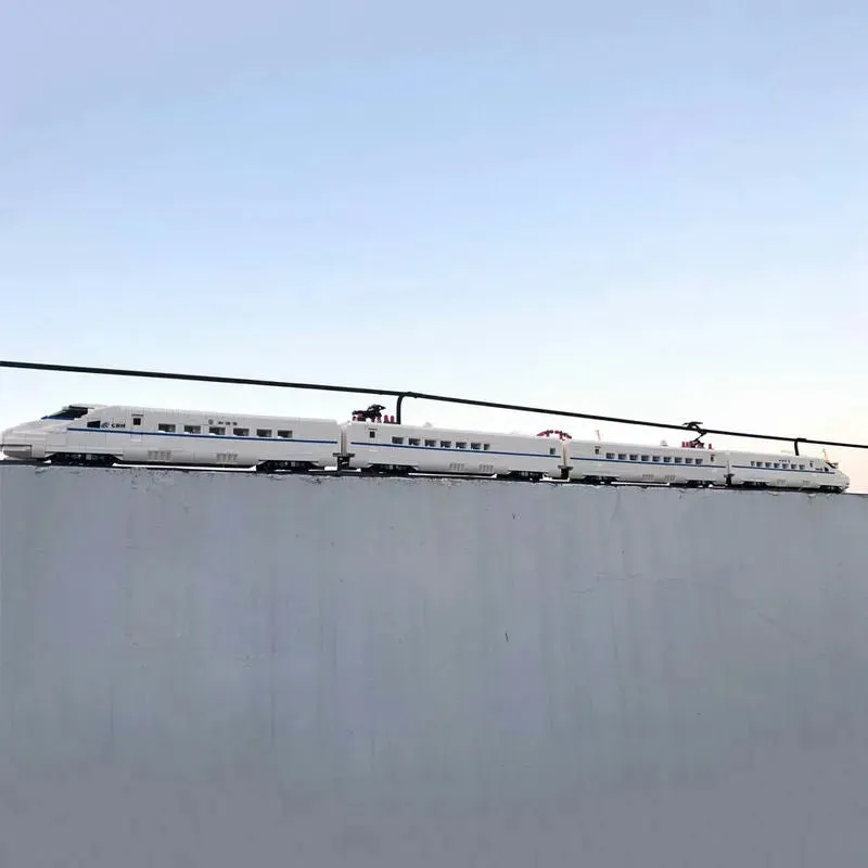 Tech Motorized Railway RC High-Speed CRH2 Train Bricks Toy