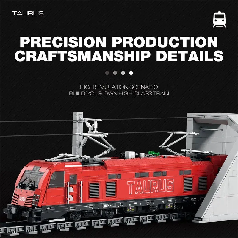 Tech Taurus European Electric Passenger Train Bricks Toy