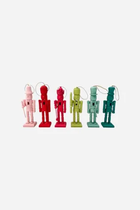 Trim & Twine Colorful Nutcrackers Set of 6