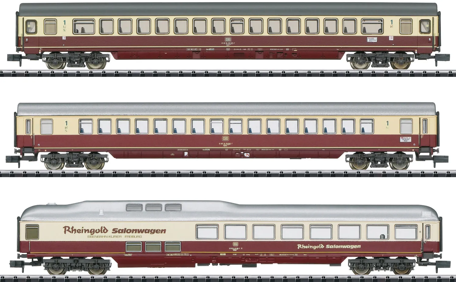 Trix N 18715 Spec. TEE Exp. Train Car Set