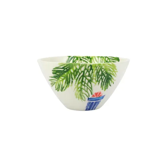 Vietri Cereal Bowl - Nutcrackers Candy Cane