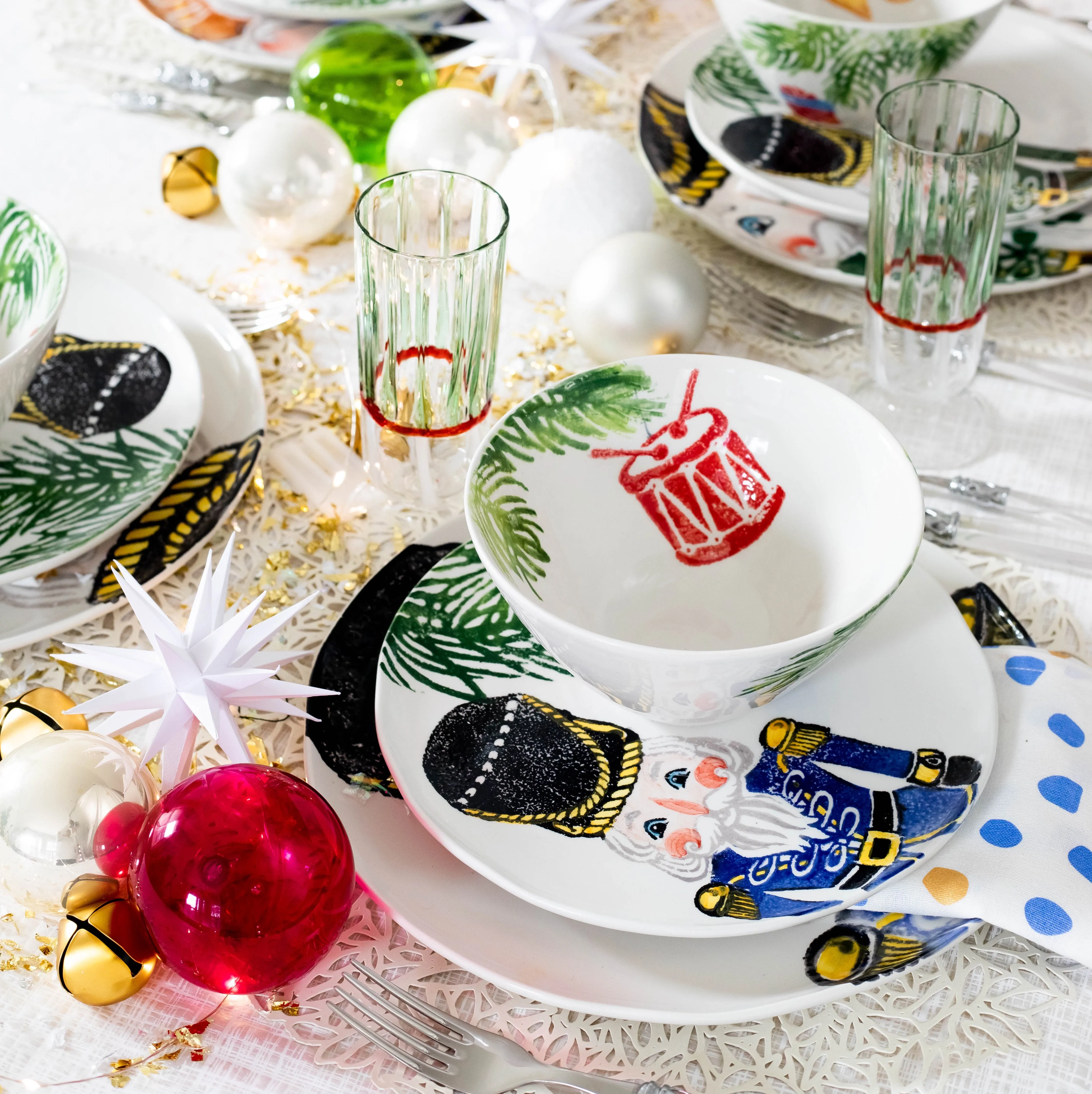 Vietri Dinner Plate - Nutcracker Blue