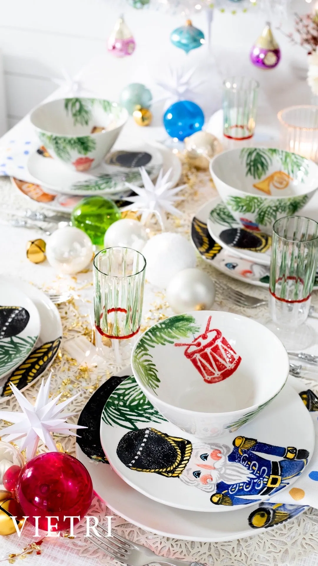 Vietri Dinner Plate - Nutcracker Blue